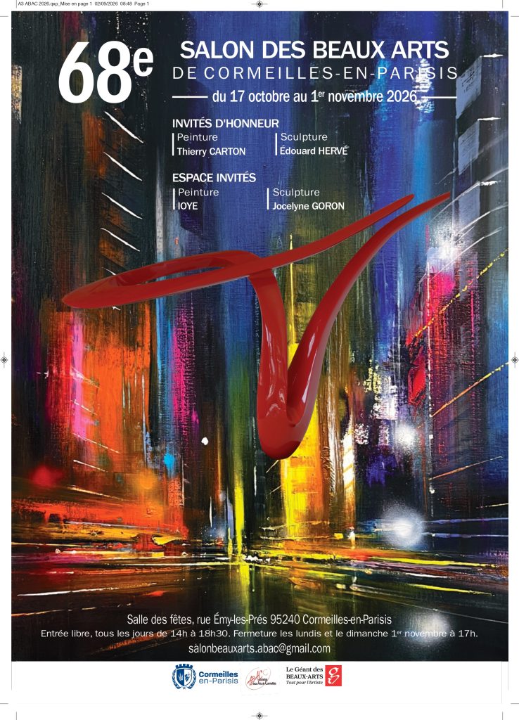 Affiche ou visuel de l'exposition" 2026 – Salon des beaux-arts de Cormeilles en Parisis